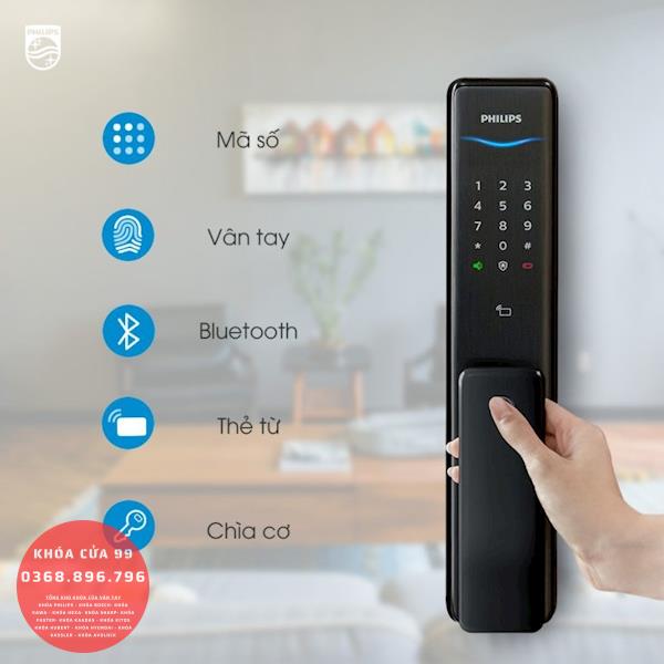 Khóa cửa thông minh vân tay cao cấp Philips Alpha-5