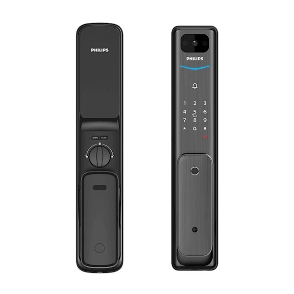 Khóa cửa thông minh vân tay cao cấp Philips Alpha-V-5HWS tích hợp chuông cửa