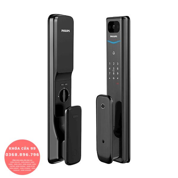 Khóa cửa thông minh vân tay cao cấp Philips Alpha-V-5HWS tích hợp chuông cửa