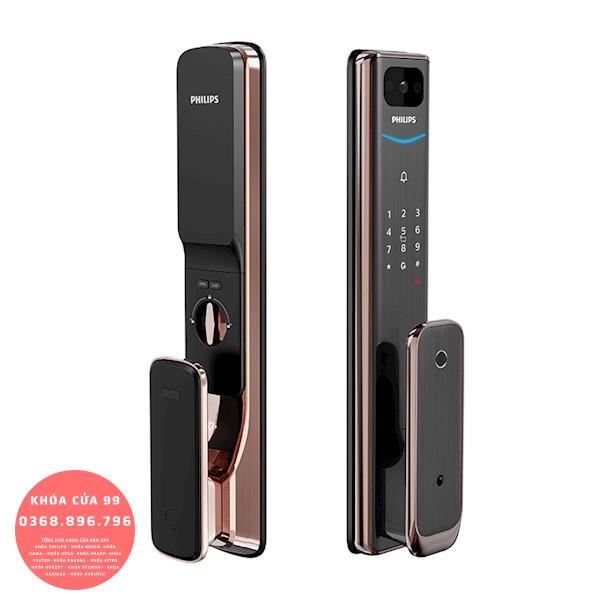 Khóa cửa thông minh vân tay cao cấp Philips Alpha-V-5HWS tích hợp chuông cửa