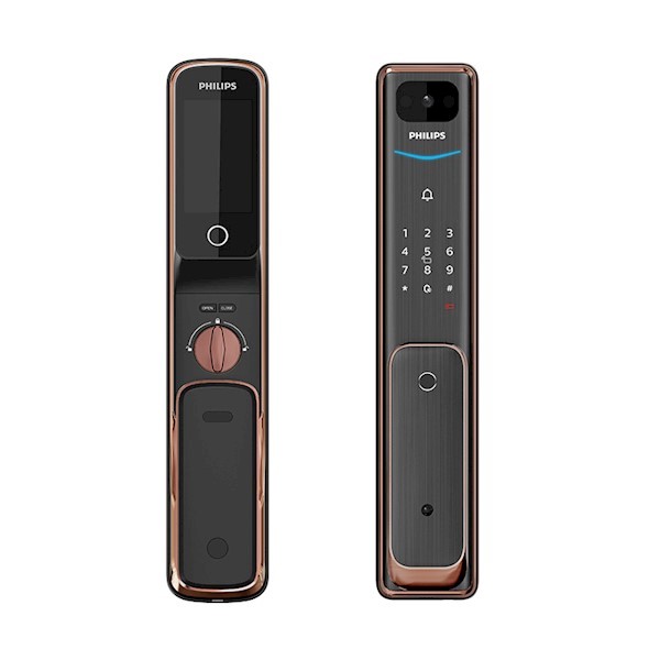 Khóa cửa thông minh vân tay cao cấp Philips Alpha-VP-5HWS camera tích hợp chuông cửa