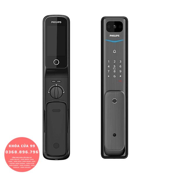 Khóa cửa thông minh vân tay cao cấp Philips Alpha-VP-5HWS camera tích hợp chuông cửa