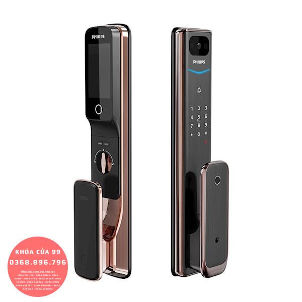 Khóa cửa thông minh vân tay cao cấp Philips Alpha-VP-5HWS camera tích hợp chuông cửa