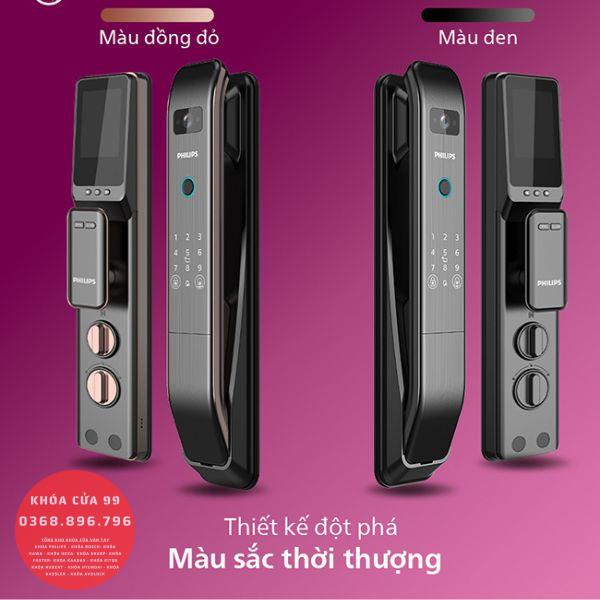 Khóa cửa thông minh vân tay cao cấp Philips DDL303 Camera