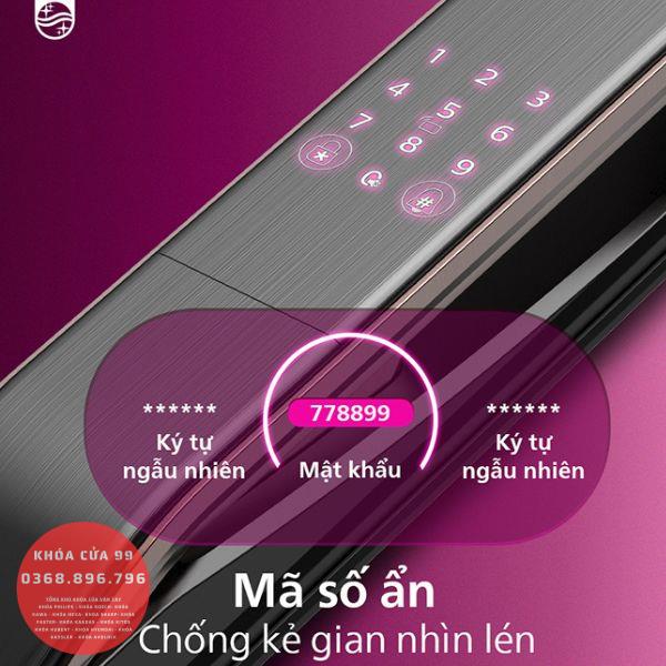 Khóa cửa thông minh vân tay cao cấp Philips DDL303 Camera