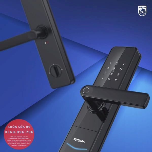 Khóa cửa thông minh vân tay cao cấp Philips DDL603E