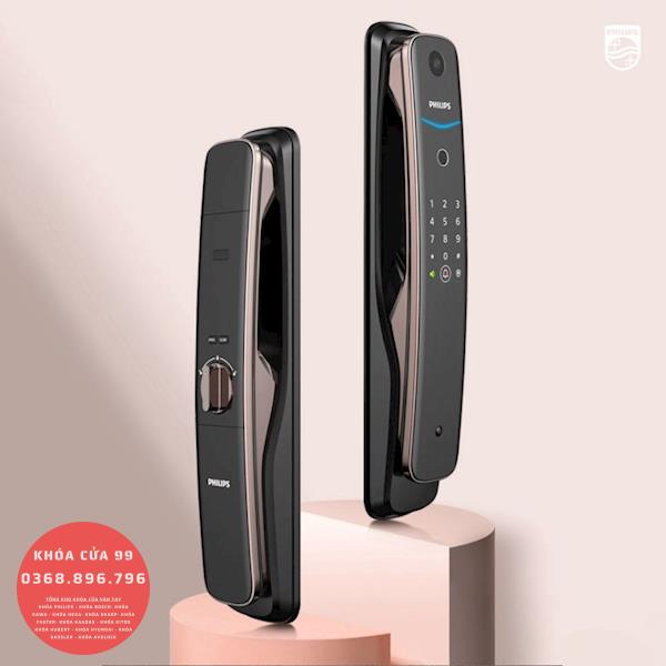 Khóa cửa thông minh vân tay cao cấp Philips DDL702-1HWS - Camera