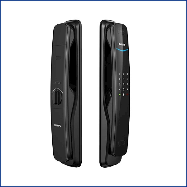 Khóa cửa thông minh vân tay cao cấp Philips DDL702-8HWS- mở bằng Face 3D