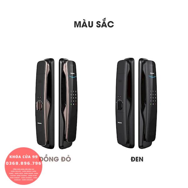 Khóa cửa thông minh vân tay cao cấp Philips DDL702-8HWS- mở bằng Face 3D