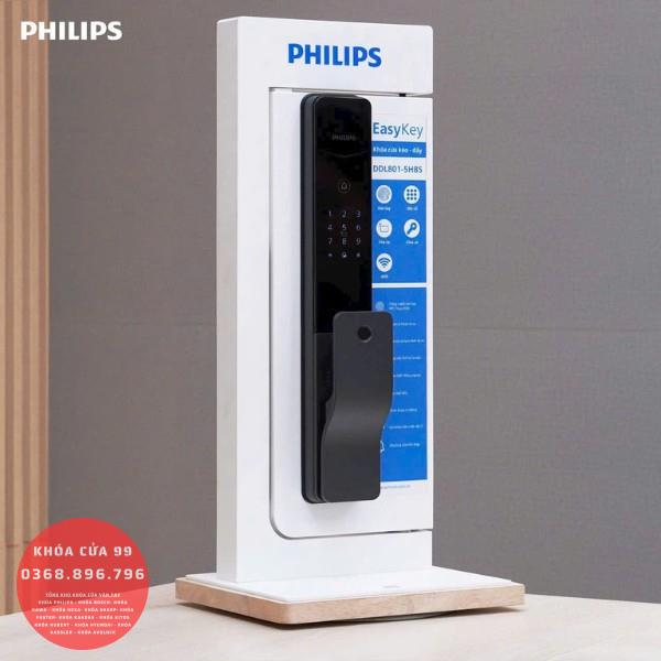 Khóa cửa vân tay Philips DDL801 5HBS