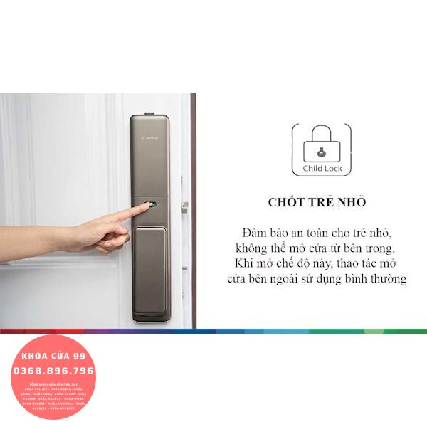 Khóa cửa vân tay cao cấp Bosch FU-750 Plus