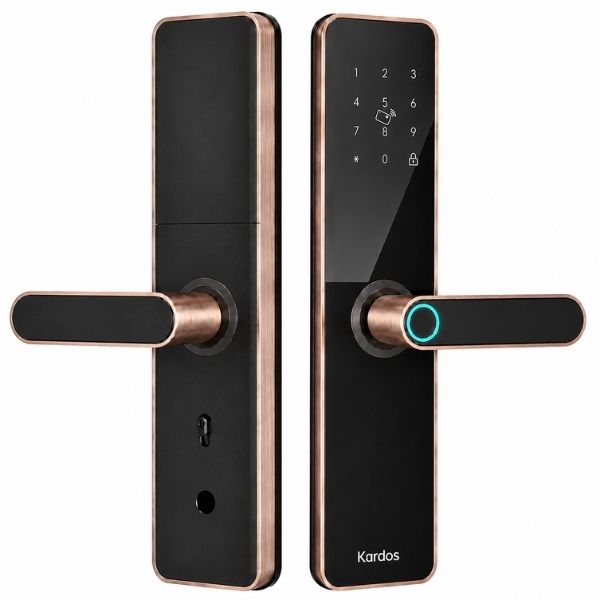 Khóa cửa vân tay Kardos SmartLock G13 Viền Đồng