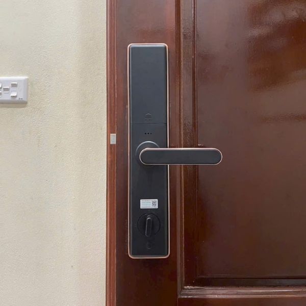 Khóa cửa vân tay Kardos SmartLock G63 Viền Đồng