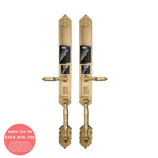 Khóa cửa đại sảnh Hyundai HY SLC 8820 Gold face 3D