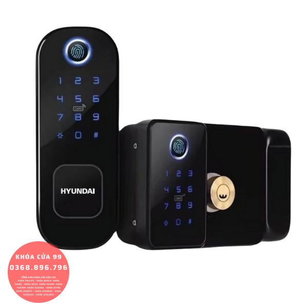 Khóa cửa cổng vân tay Hyundai HY-SLN002-CL 2 chiều