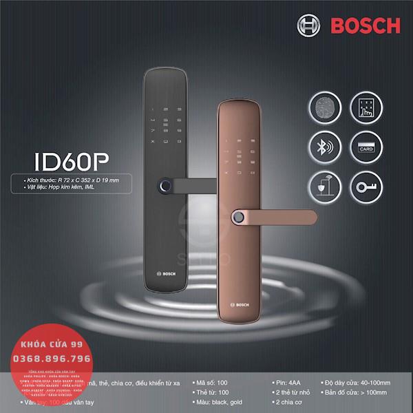 Khóa cửa vân tay cao cấp Bosch ID60-Plus