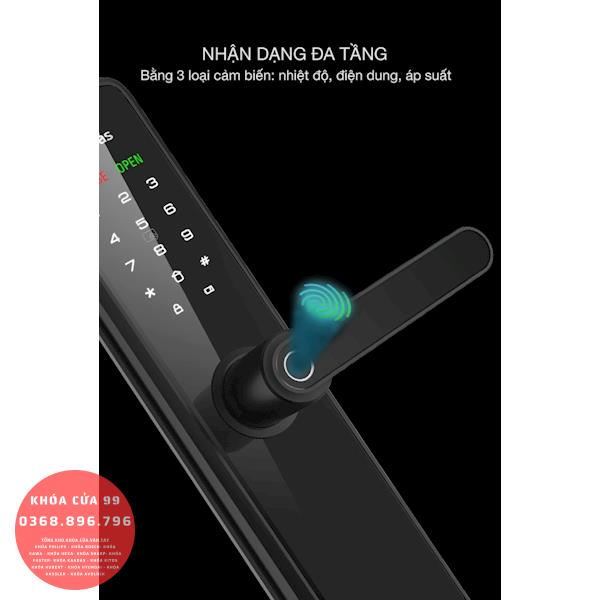 Khóa cửa thông minh vân tay cao cấp Kaadas L7-5