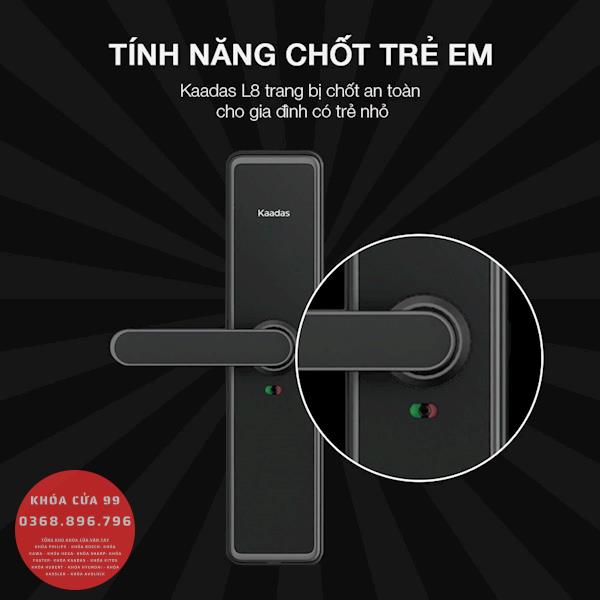 Khóa cửa thông minh vân tay cao cấp Kaadas L8-5