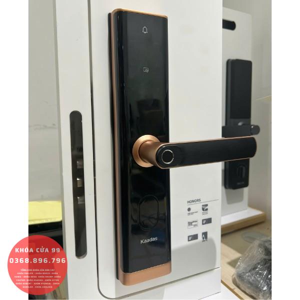 Khóa cửa Kaadas M7 app wifi màu viền đồng