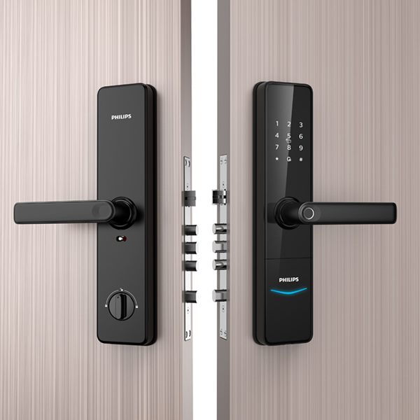 Khóa cửa thông minh vân tay cao cấp Philips DDL603E