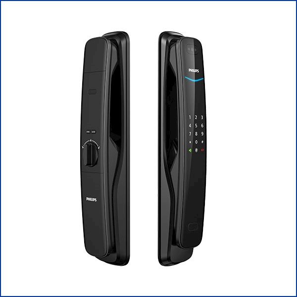 Khóa cửa thông minh vân tay cao cấp Philips DDL702-8HWS- mở bằng Face 3D