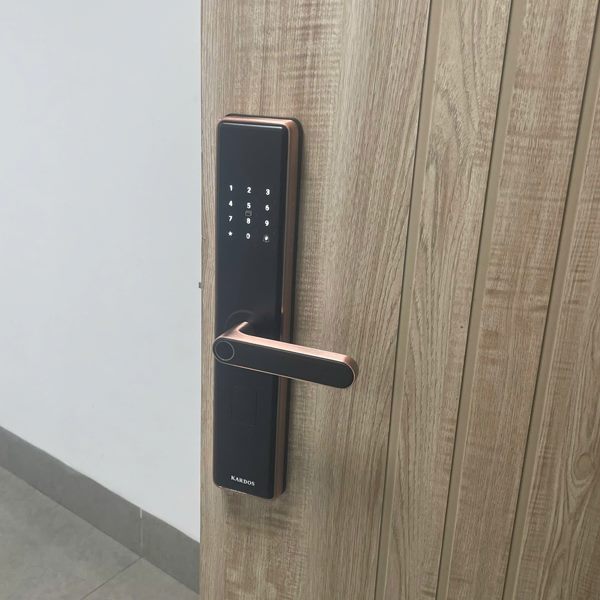 Khóa cửa vân tay Kardos SmartLock G13 Viền Đồng